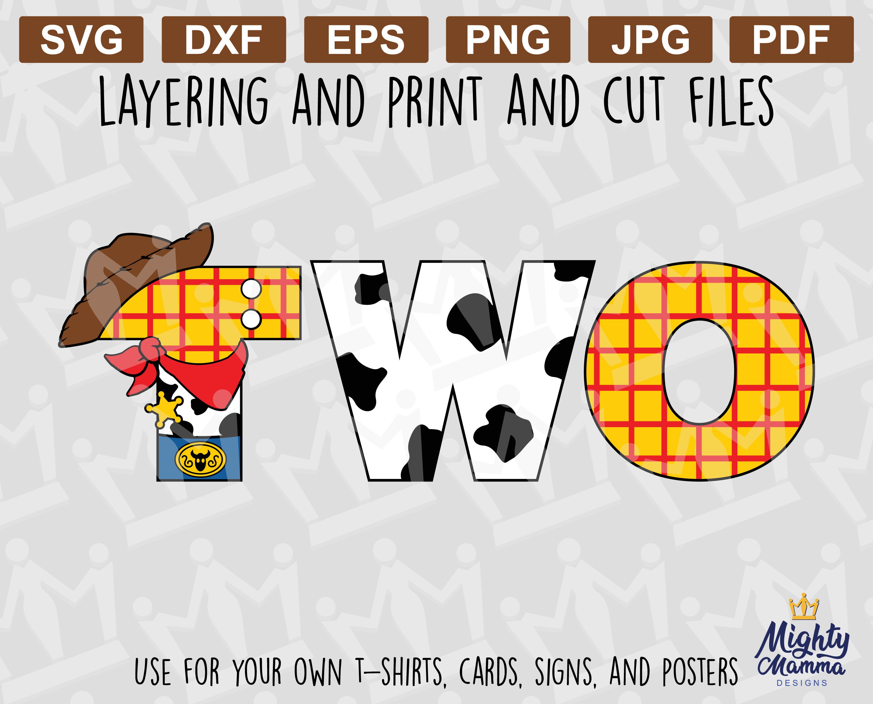 Toy Cowboy Two Svg for Use With Printer 