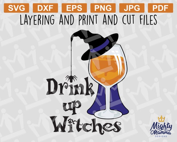 Drink up Witches Printable Sign Witches Sign 