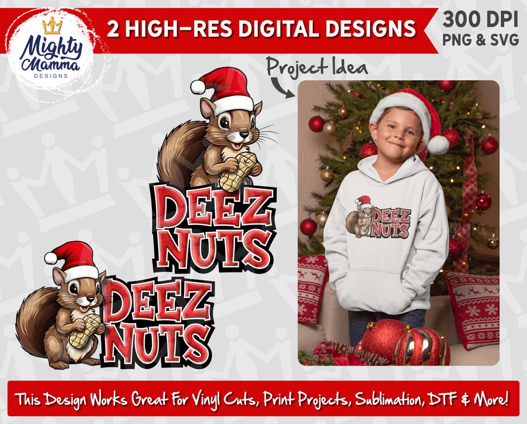 Deez Nuts Squirrel PNG Design | for Sublimation, DTF, Print Projects ...