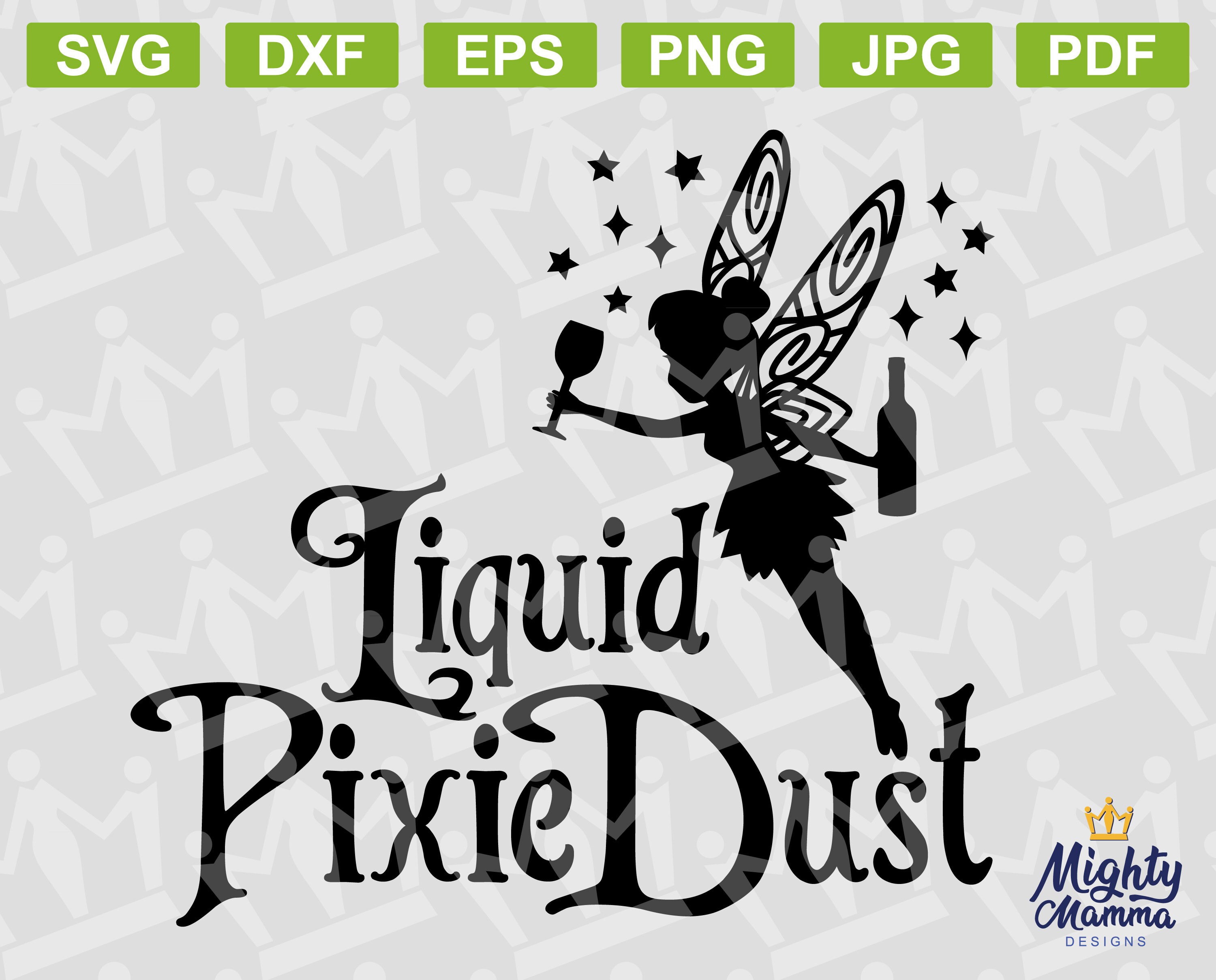 Download Liquid Pixie Dust Fairy Svg Tinker Bell Parody Fairies Png Etsy