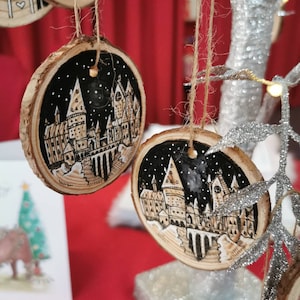 Magic castle Tree Decoration - Hand Drawn Illustration