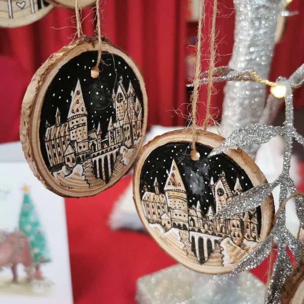 Magic castle Tree Decoration - Hand Drawn Illustration