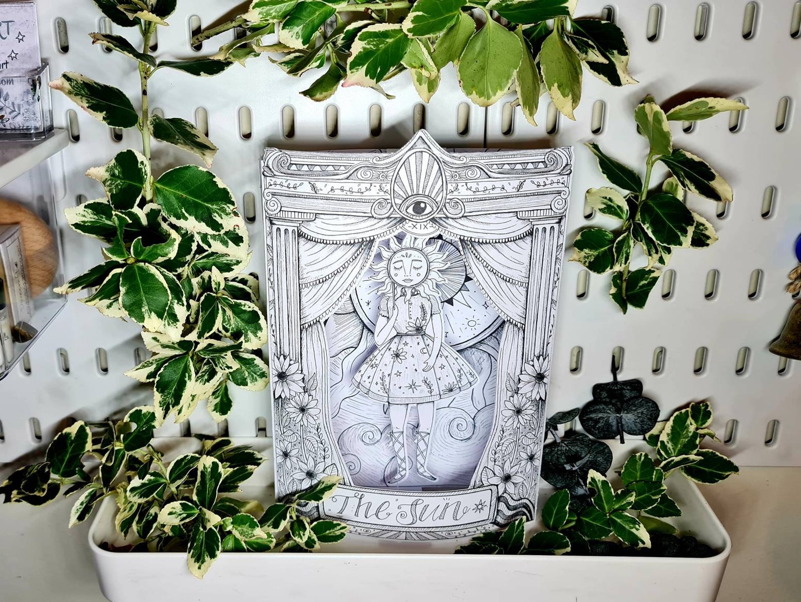 Theatre of Tarot 'the Sun' Paper Puppet Theatre 3D Etsy