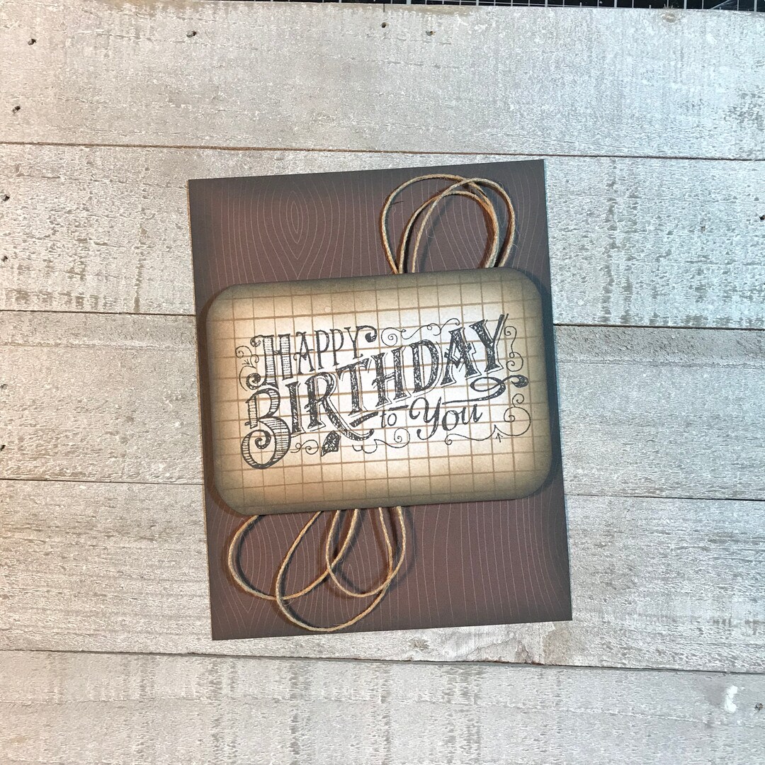 Handmade Greeting Card - Happy Birthday - Etsy
