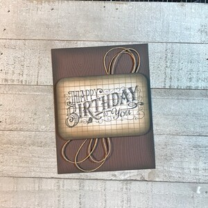 Handmade Greeting Card - Happy Birthday