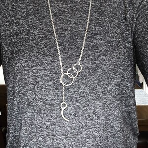 Skydiver 3-Ring & Closing Pin Necklace image 5