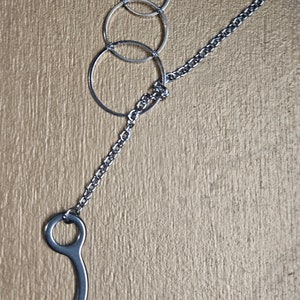 Skydiver 3-Ring & Closing Pin Necklace image 7