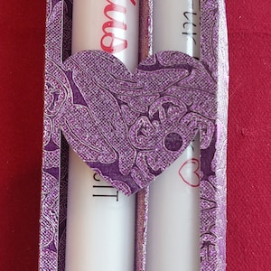 Kerzen mit Geschenkbox