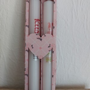 Kerzen mit Geschenkbox