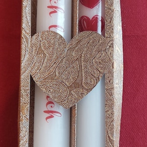 Kerzen mit Geschenkbox