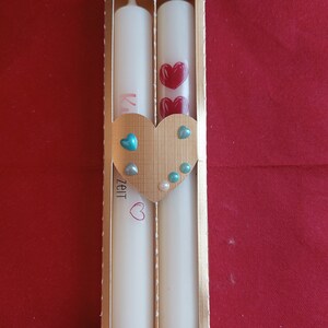 Kerzen mit Geschenkbox