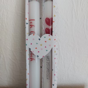 Kerzen mit Geschenkbox