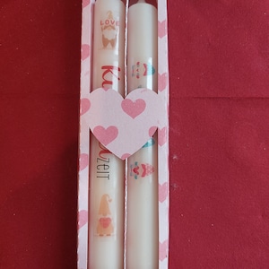 Kerzen mit Geschenkbox
