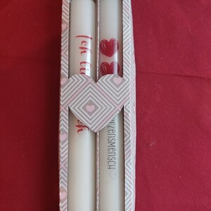 Kerzen mit Geschenkbox