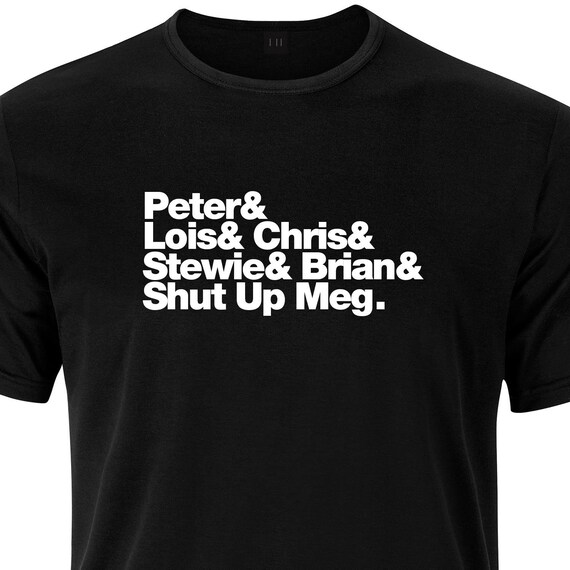 Peter Lois Chris Stewie Brian Shut Up Meg Etsy