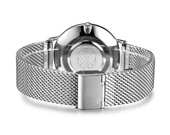 COLONNA Cinturino in rete al quarzo in acciaio inossidabile