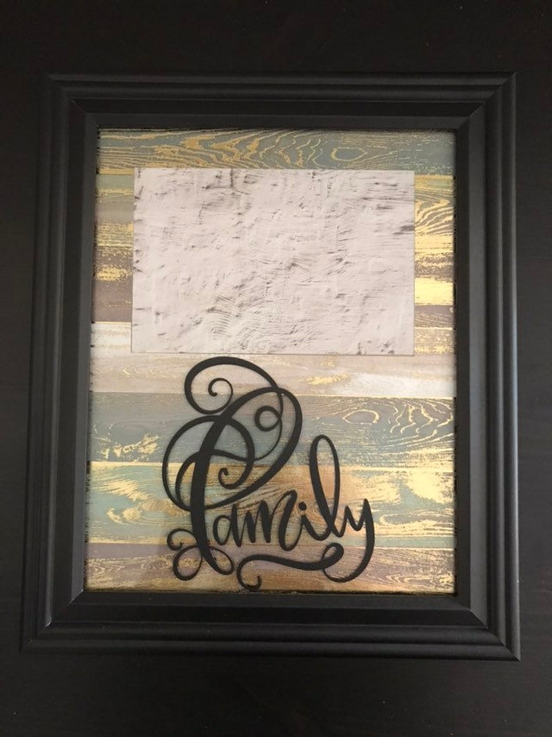 rustic decor,Father/'s Day gift gift for him Rustic family picture frame family picture frame
