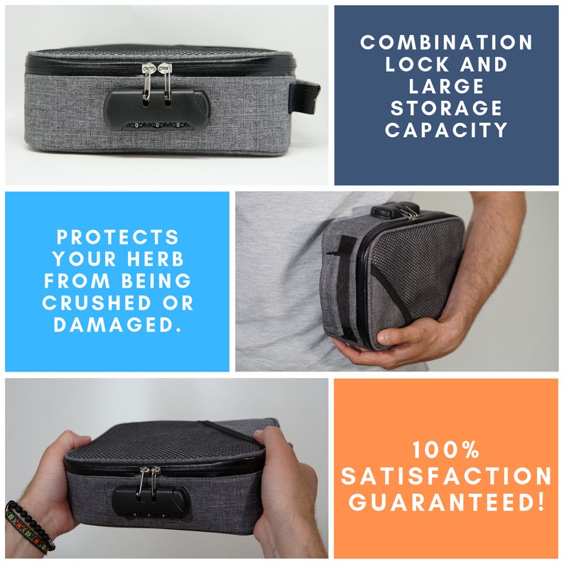 Smell Proof Bags for Weed Smell Proof Case Combo Lock & Etsy