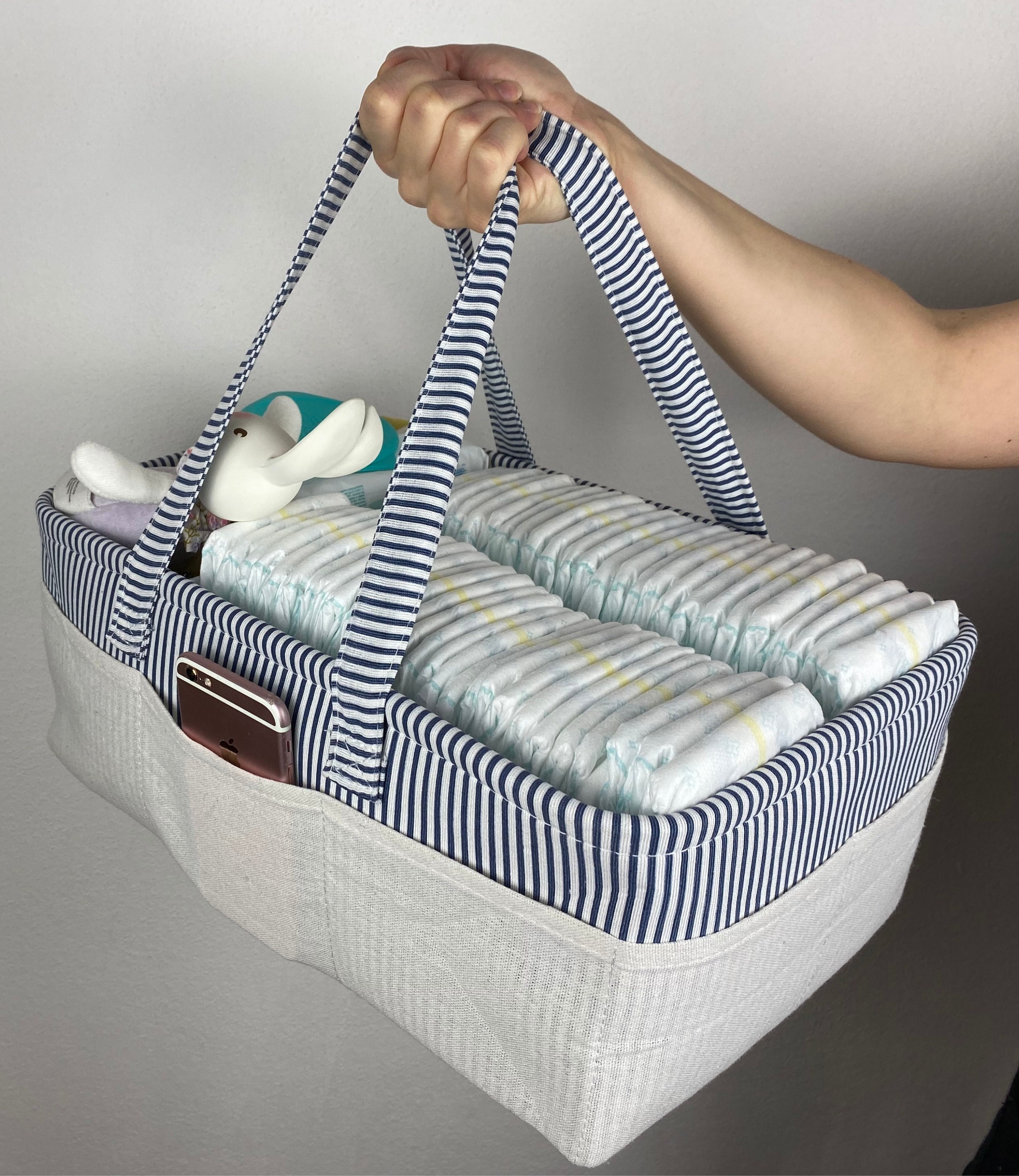 Large Diaper Caddy Organizer The Best Baby Diaper Caddy Etsy