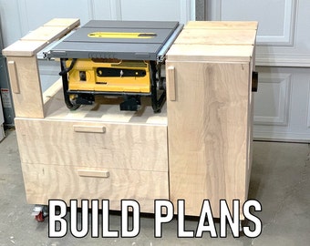 Build Plans: Mobile Cart Plans for the DeWalt DWE7480 Table Saw