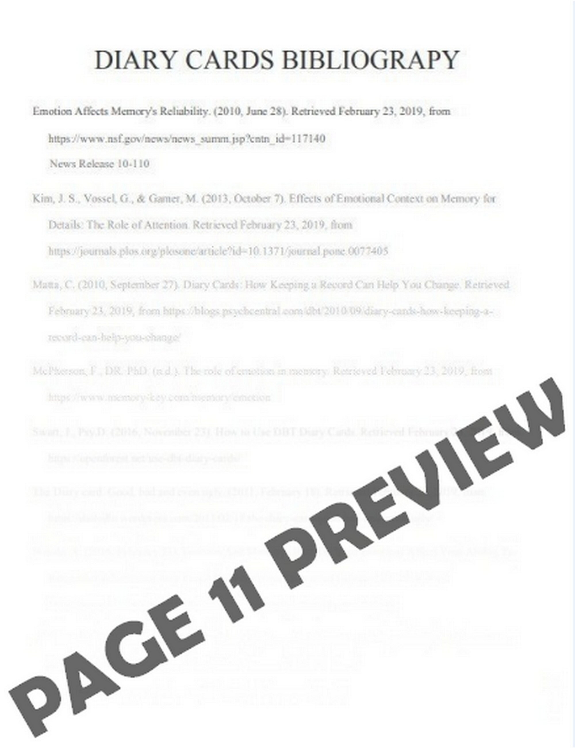 Dbt Lesson 0 2 D B T Diary Cards Worksheets And Handouts Dbt Peer