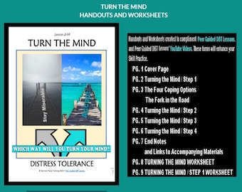 AULA 2-14 DE T.D.B. / Tolerância ao sofrimento - Folhas de exercícios e materiais de apoio para a habilidade de TRANSFORMAR A MENTE (Aulas de T.D.B.B. guiadas por pares)