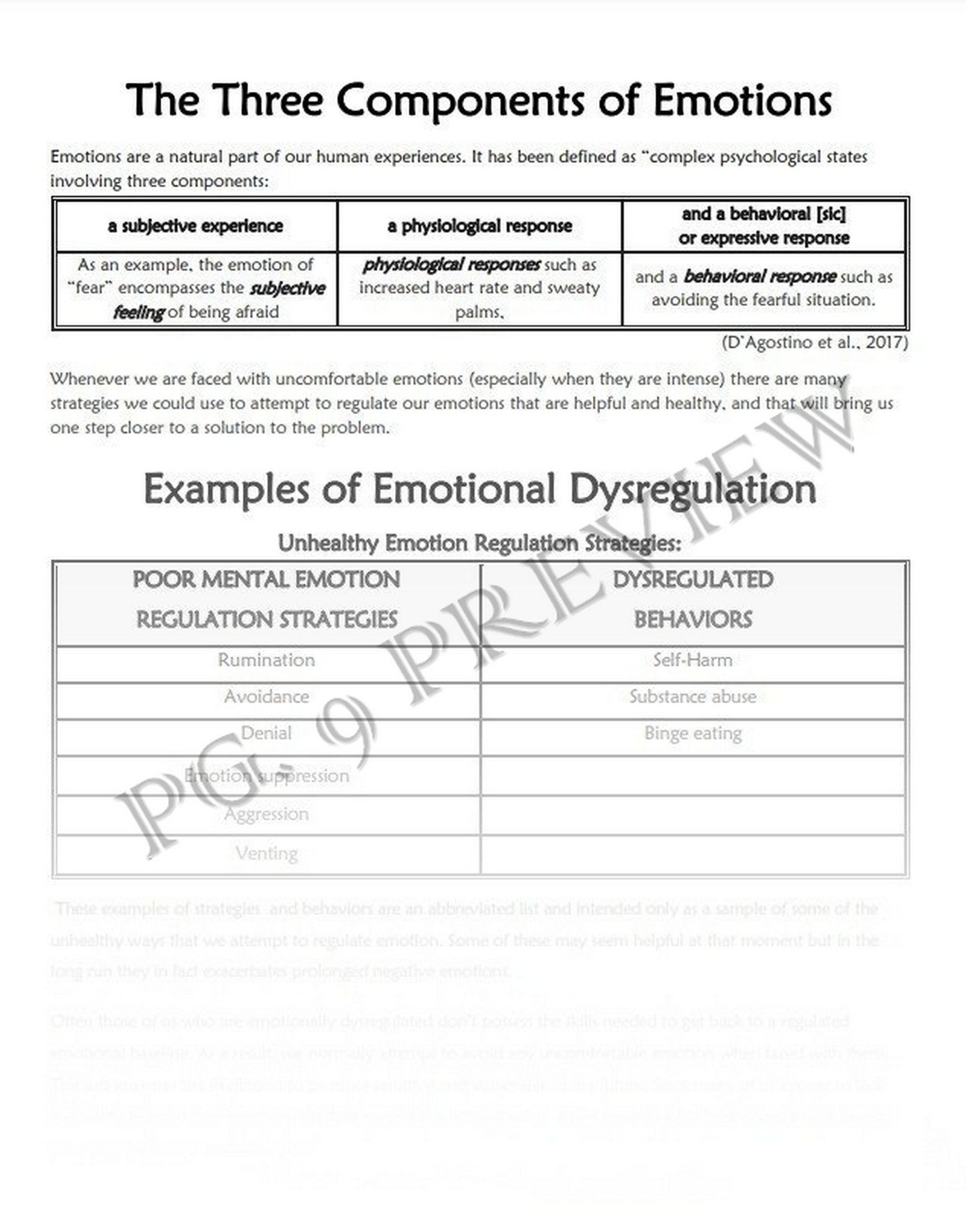 D B T LESSON 3 1 / Emotion Regulation quot what is EMOTION Dysregulation