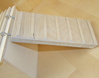 rodent stairs,hamster stairs,bird stairs; Rat stairs made of carpenters. Width10 cm