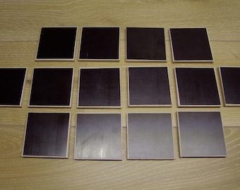 14pcs.Furniture feet, couch feet, furniture pads made of screen-printed plywood 21 mm New