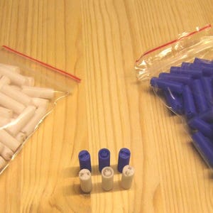 Reusable filters for cigarettes and joints. Many colors.