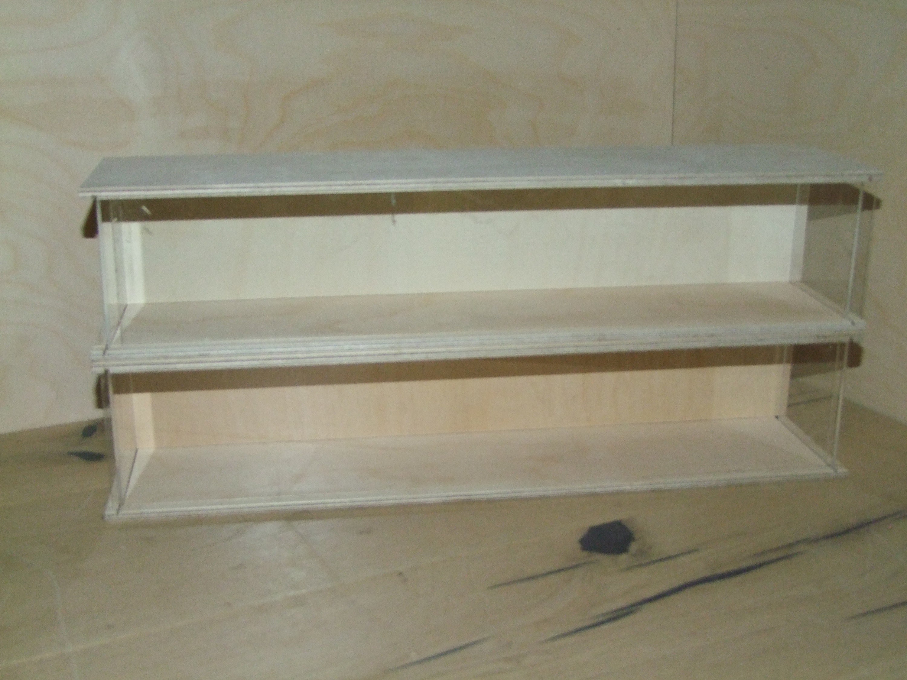 2 er set vitrines, vitrine de collection, vitrine de cuisine, chambre d'enfant, vitrine de voiture modèle. Set et nouveaux produits