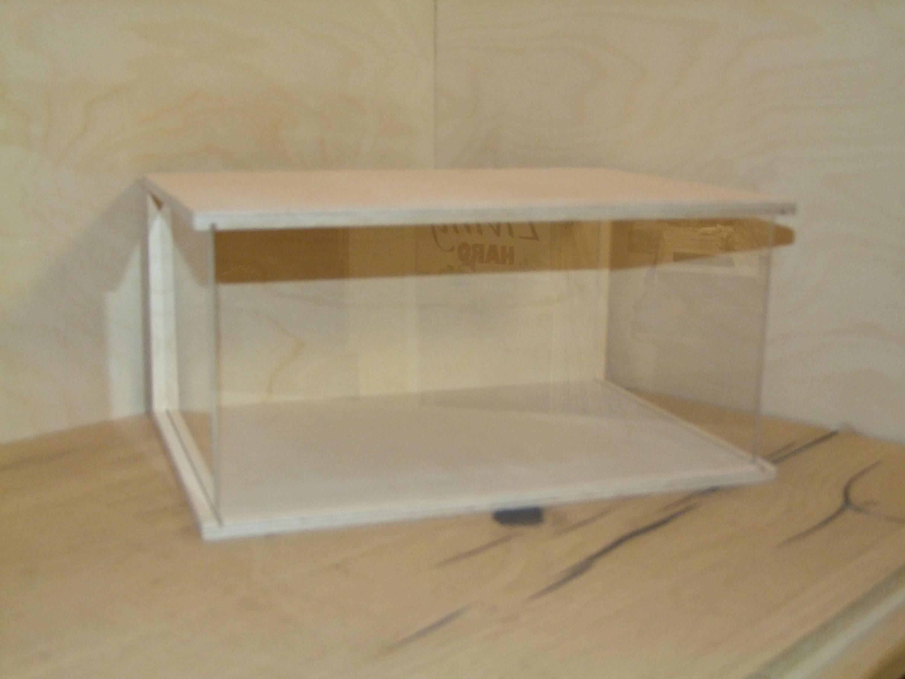 Vitrine,vitrine de chemin de fer miniature, vitrines de collection en multiplex birke. Travail manuel