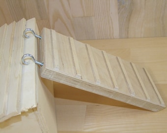 Nagertreppen,Hamstertreppen,Vogeltreppen;Rattentreppen aus Tischler. Breite 13 cm