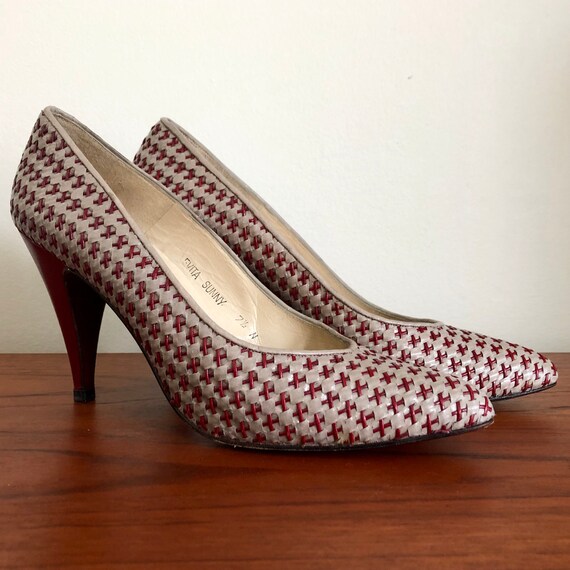 70s Ferragamo Pumps Size 7.5 N Rosina Ferragamo Sc