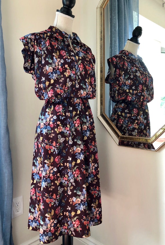 70s Floral Skirt and Blouse Separates