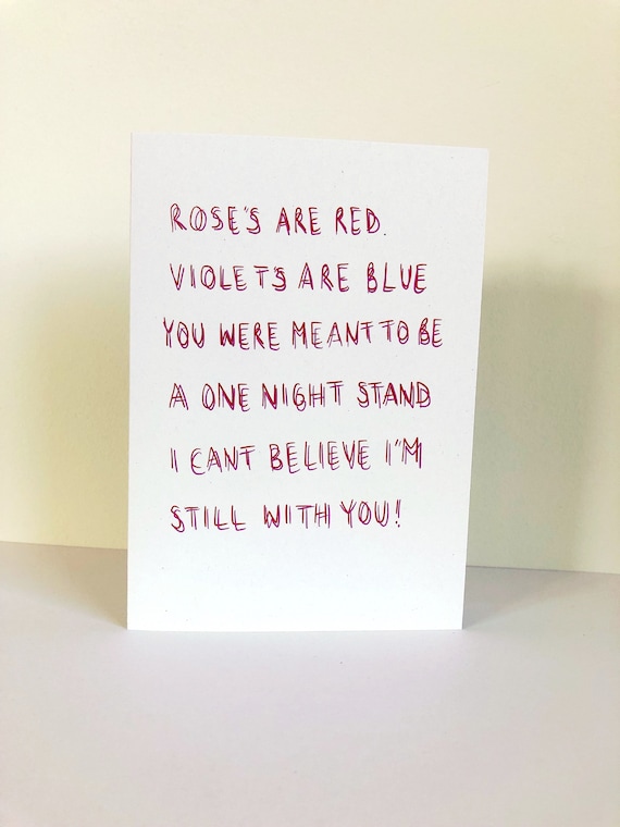 True Love Poem One Night Stand - Etsy