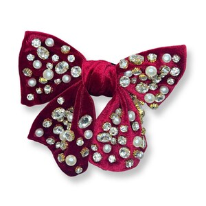 Suede Hair Clips - Etsy display picture 2