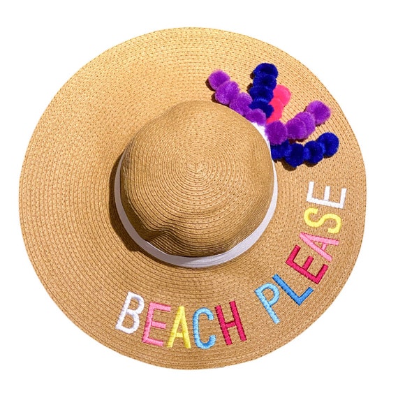 Beach Please Sun Hat - Etsy