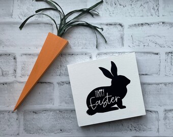 Vinyl Bunny Block - Easter Decor