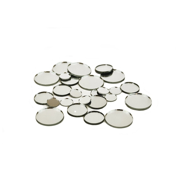 Mini Round Craft Mirrors Mosaic Mirror Tiles Mini Mirrors 