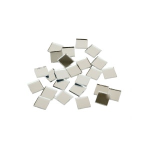 3 X 3 Inch Glass Craft Small Square Mirrors 10 Pieces Mosaic