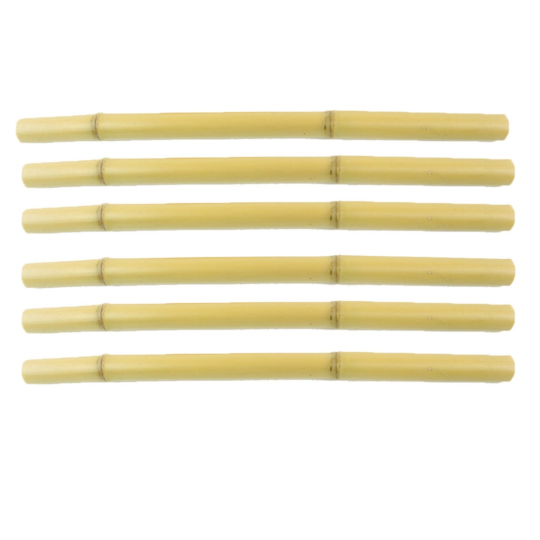 6pc Set of Bamboo Sticks DIY Bamboo Sticks Macrame Bamboo Etsy
