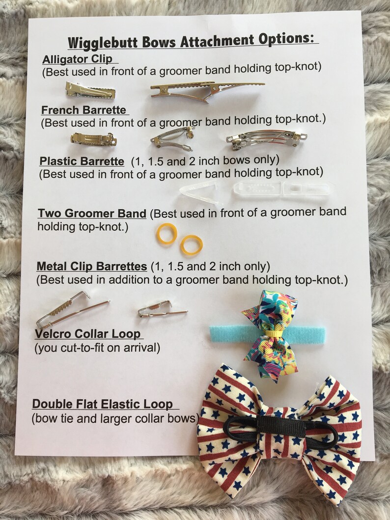 1 Inch Itty Bitty Lilly Bows Itty Bitty Dog Bows Wigglebutt Bows Set of 3