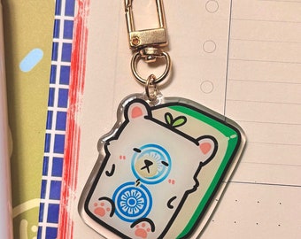 Mahjong Tile Keychain, Acrylic Keychain