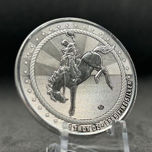 Cowboy .999 Pure Solid Silver - 1 Troy oz.