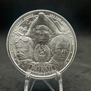 American Patriot - 1 Troy oz Silver Bar - .999 Pure SOLID Silver