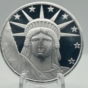 Lady Liberty .999 Pure Solid Silver Round