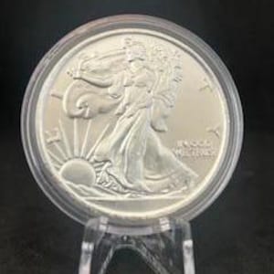 One troy ounce .999 fine silver coin - Etsy 日本