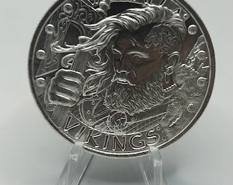 Viking Berserker .999 Pure Solid Silver Round - 1 Troy oz.