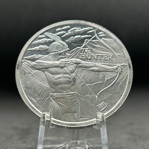 The Hunter .999 Pure Solid Silver - 1 Troy oz.